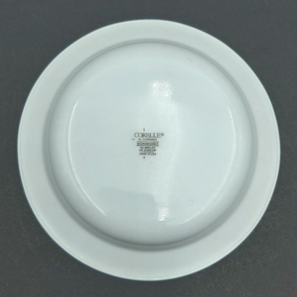 Corelle Winter Frost White Rim Soup Bowls Pasta Bowls Shallow Serving Bowls - Picture 5 of 6